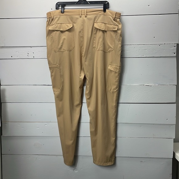 Clothin Men's Khaki Nylon Pants With Pockets Size XL - Picture 5 of 5